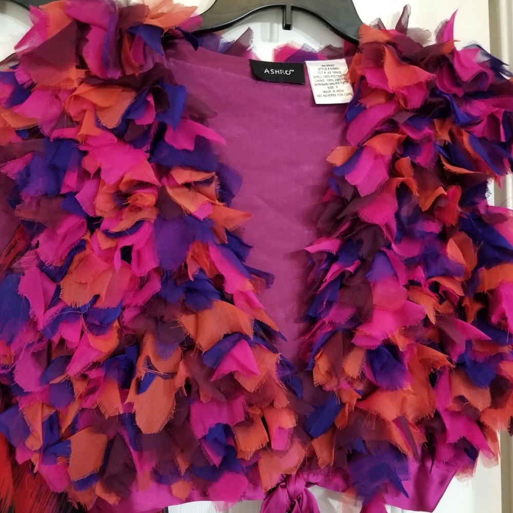 Vintage dress and ruffle jacket set - Picture 4 of 6